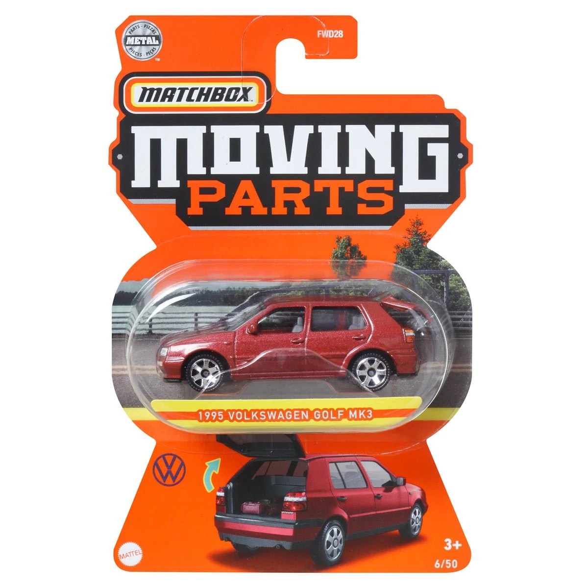 Hot Wheels 1995 Volkswagen Golf MK3