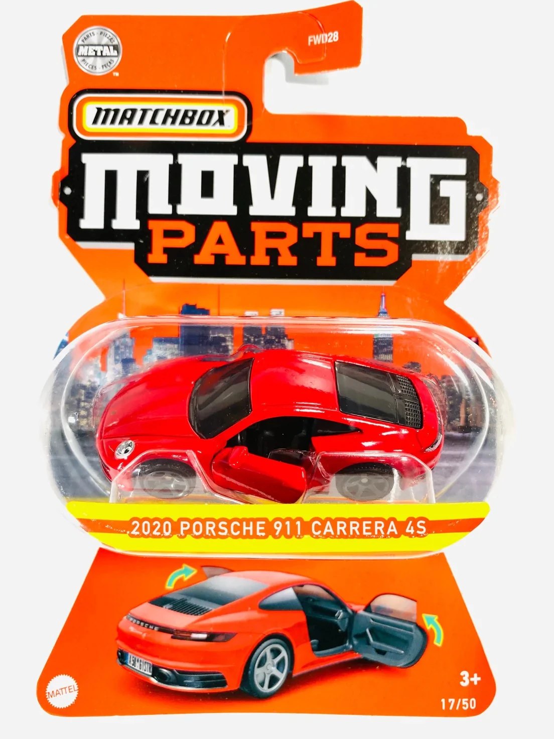 Hot Wheels 2020 Porsche 911 Carrera 4S