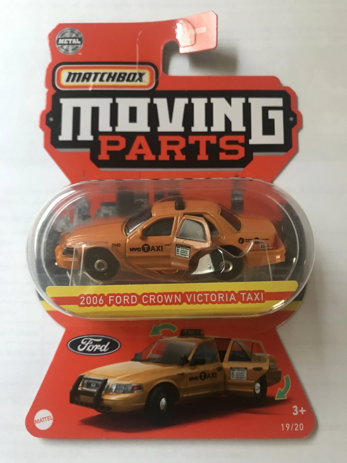 Hot Wheels 2006 Ford Crown Victoria Taxi