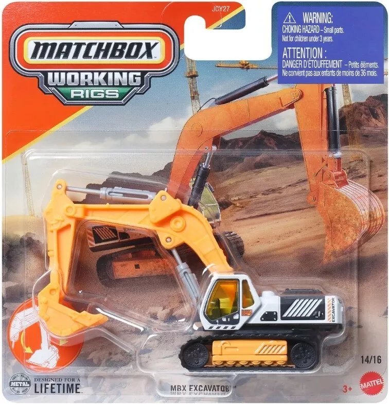 Hot Wheels MBX Excavator