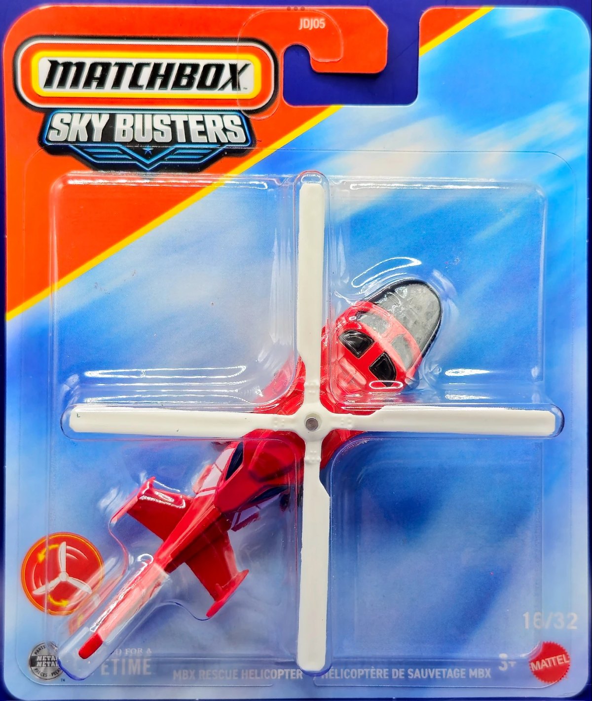Hot Wheels MBX Rescue Helicopter