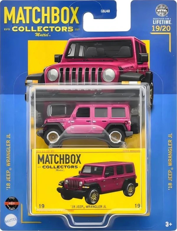 Hot Wheels 2018 Jeep Wrangler JL 4-Door