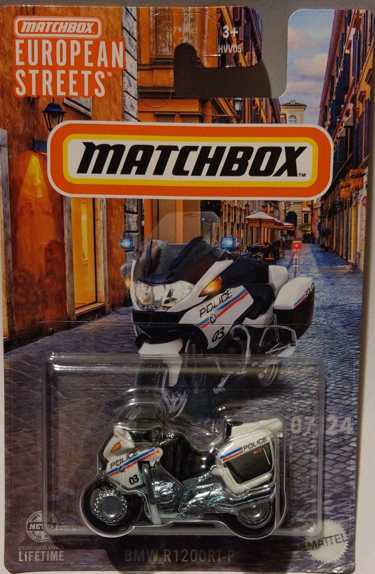 Hot Wheels BMW R1200 RT-8 Police Motorcycle