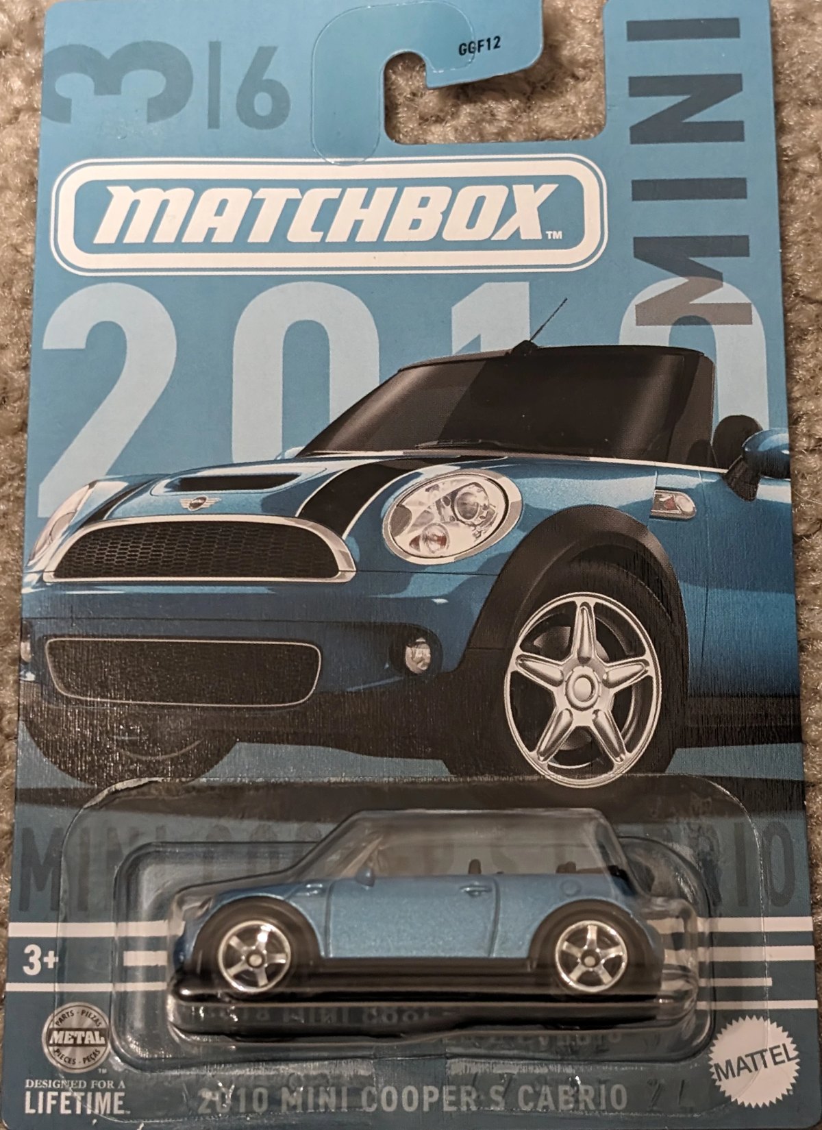 Hot Wheels 2010 Mini Cooper S Cabrio