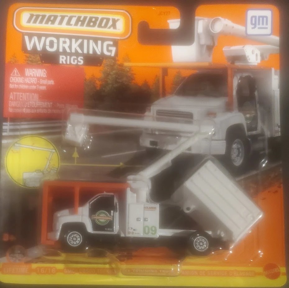Hot Wheels GMC C8500 Topkick Tree Trimming Truck