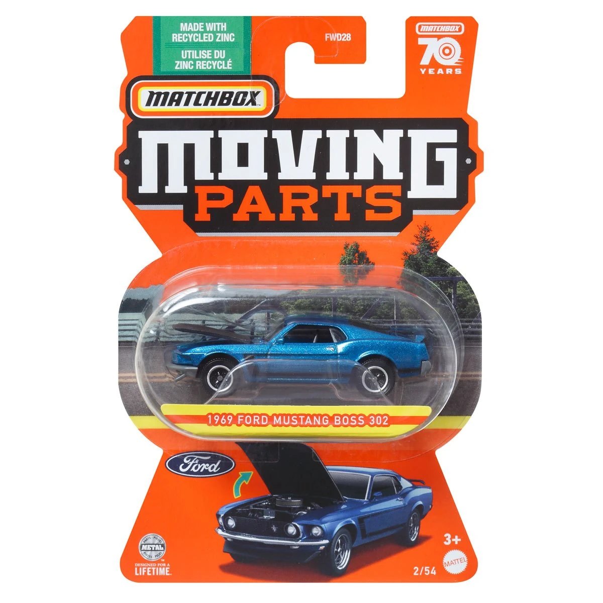 Hot Wheels 1969 Ford Mustang Boss 302