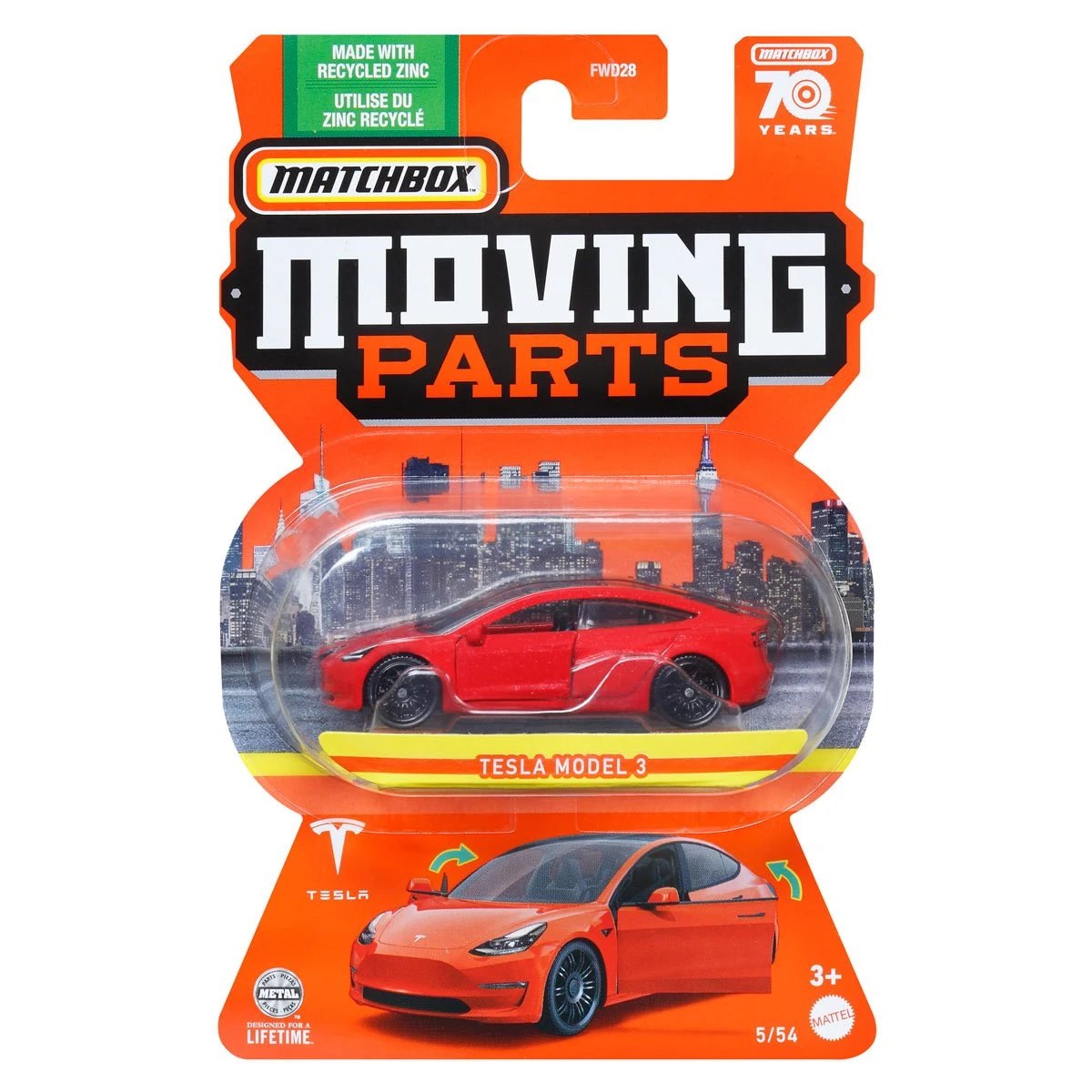 Hot Wheels Tesla Model 3