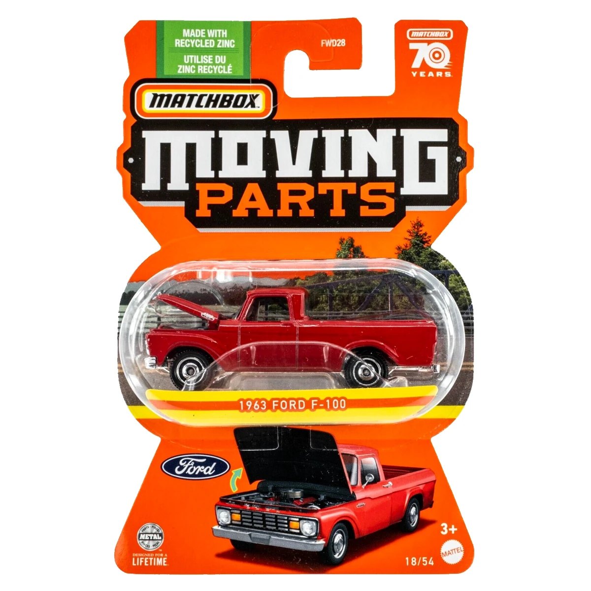 Hot Wheels 1963 Ford F-100 (Recolour)