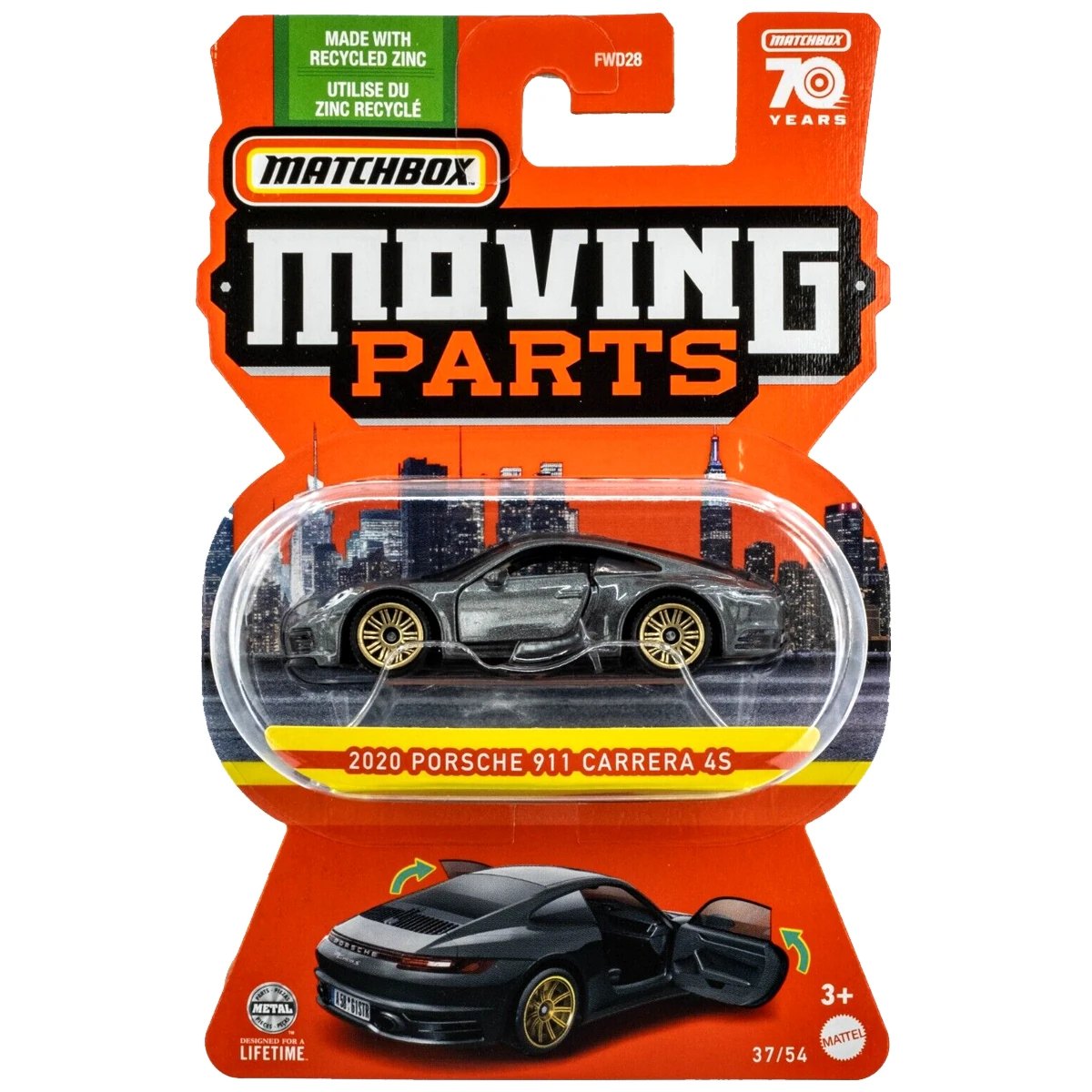 Hot Wheels 2020 Porsche 911 Carrera 4S