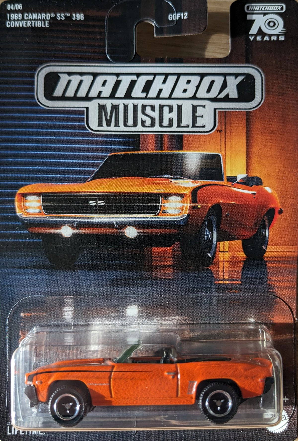 Hot Wheels 1969 Camaro SS 396 Convertible