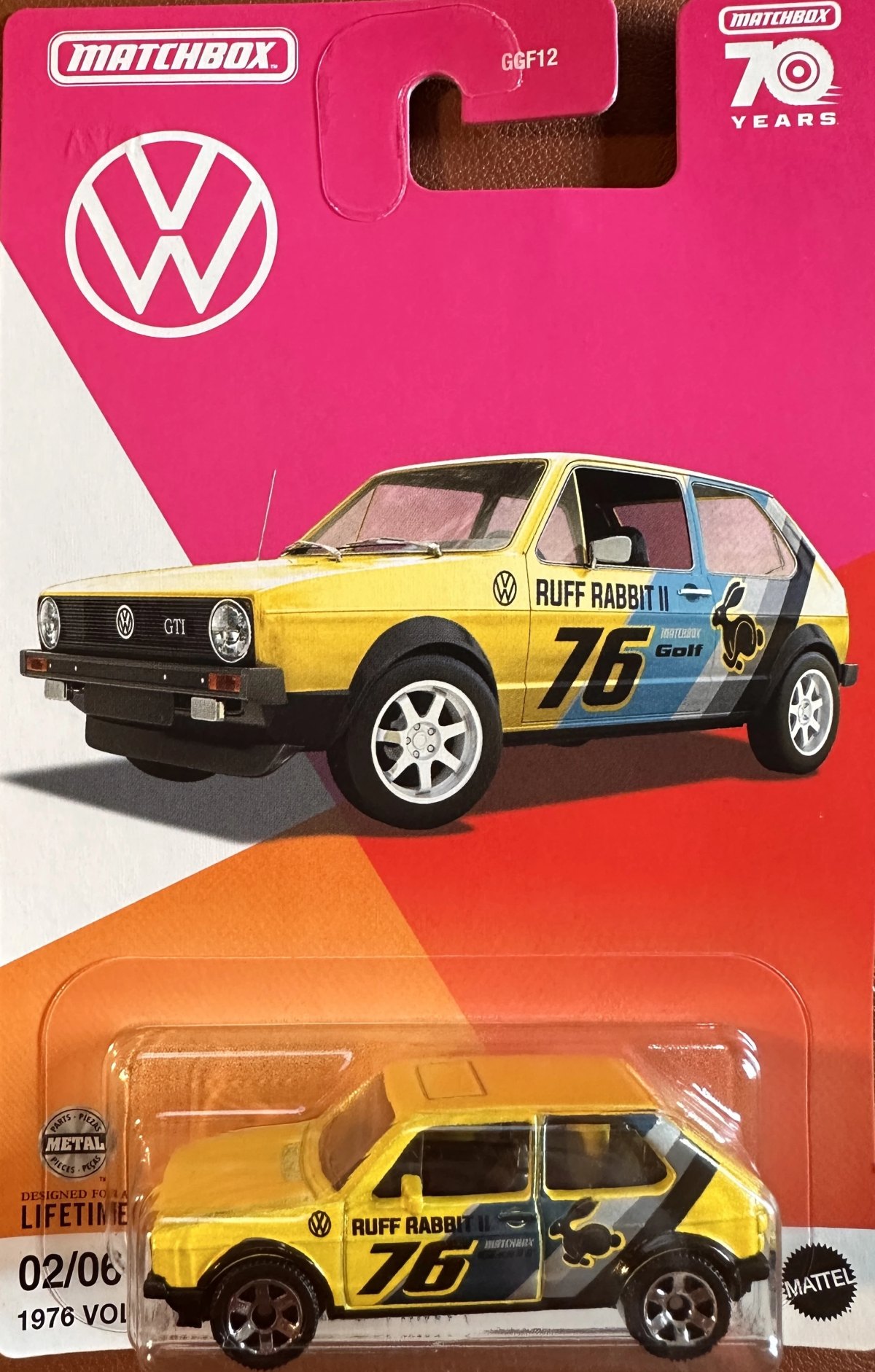 Hot Wheels 1976 Volkswagen Golf GTI MK1