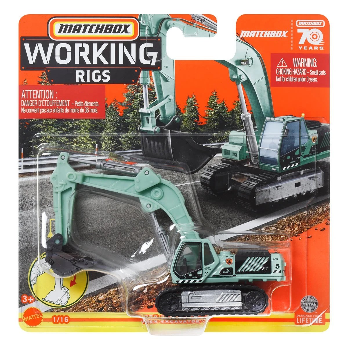 Hot Wheels MBX Excavator