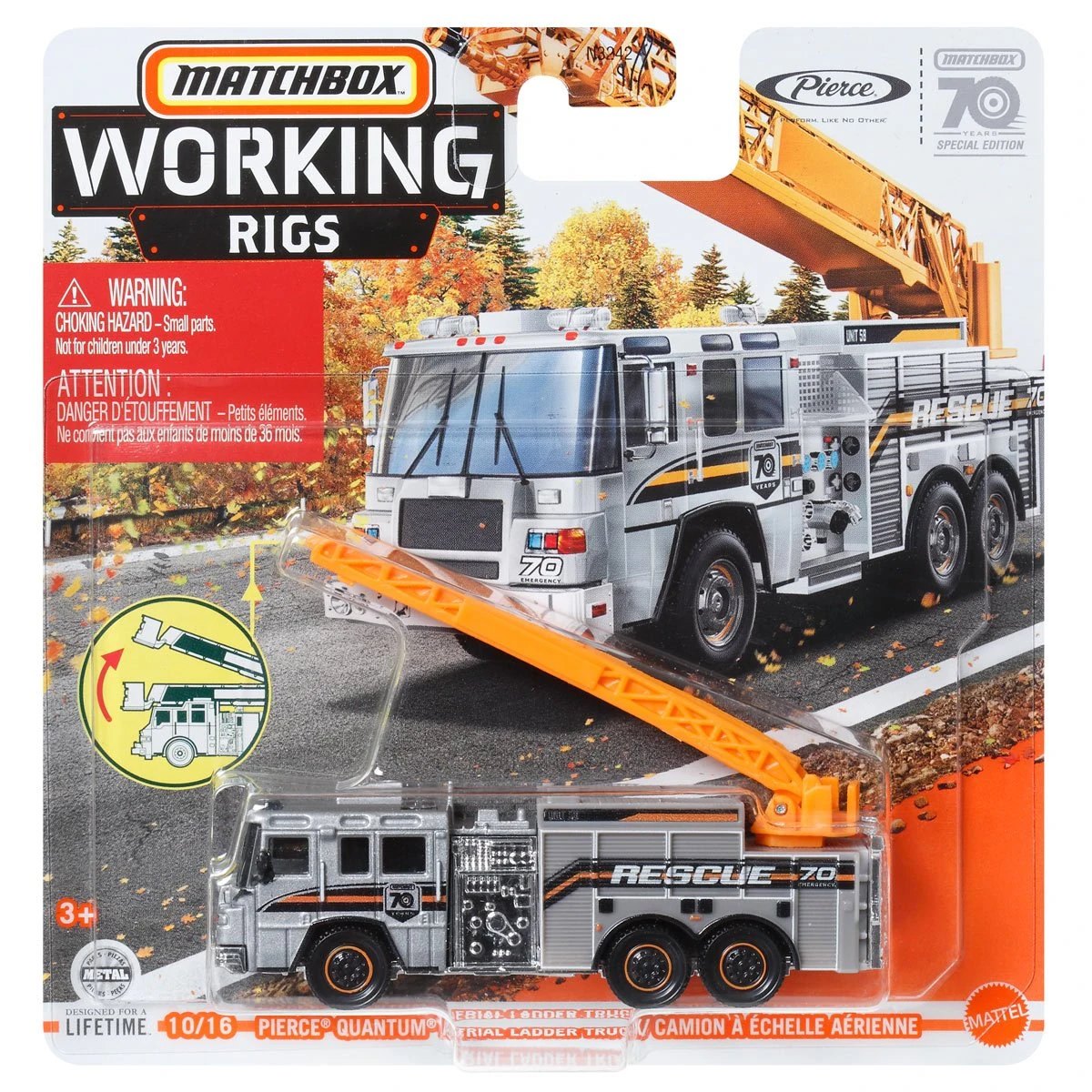 Hot Wheels Pierce Quantum Aerial Ladder Truck