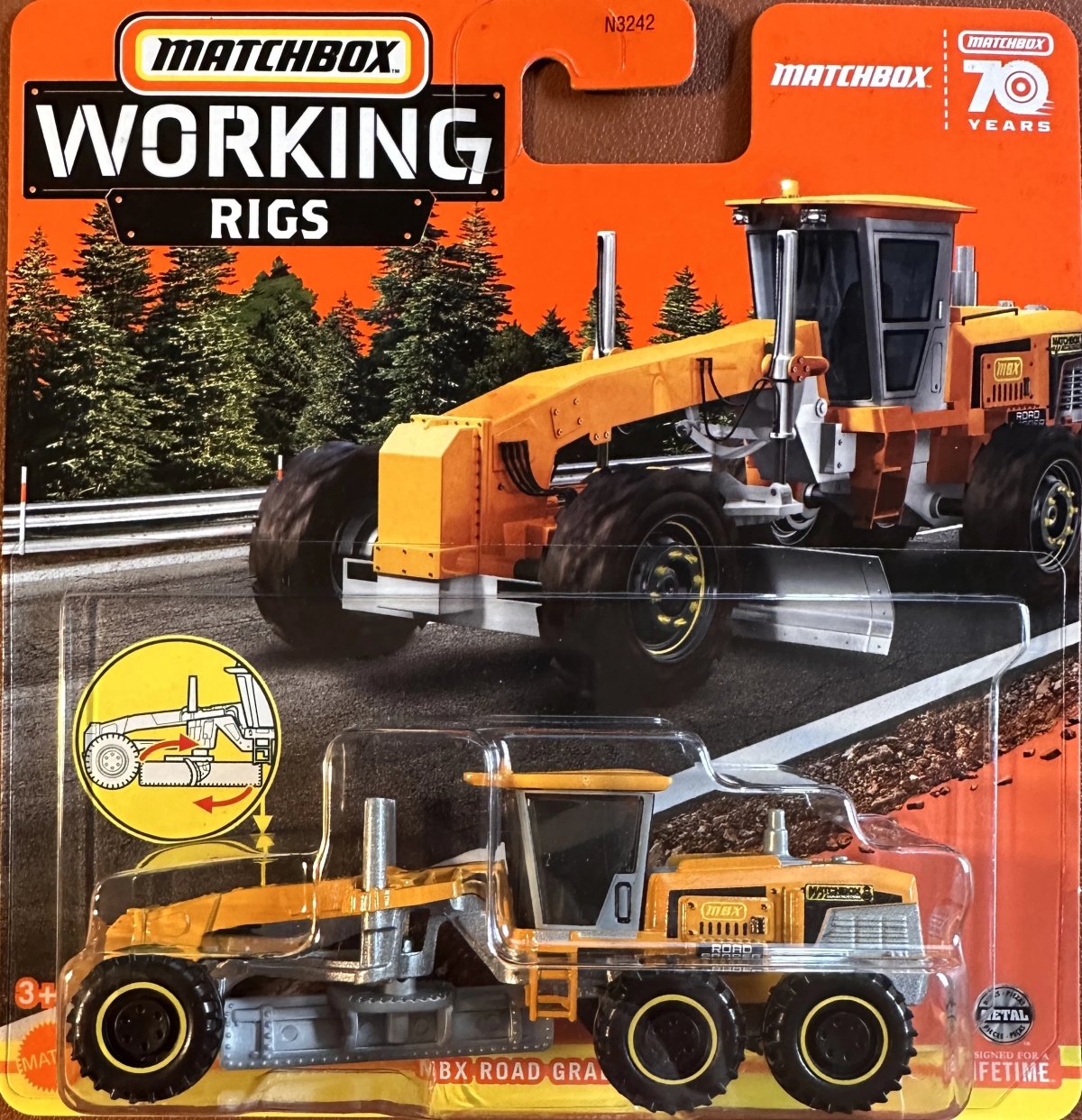 Hot Wheels MBX Road Grader
