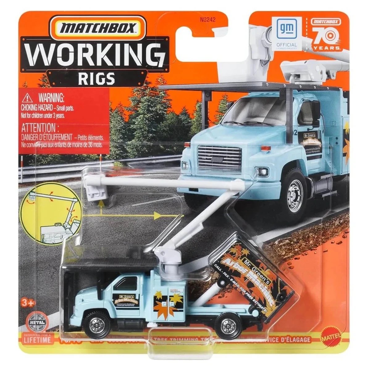 Hot Wheels GMC C8500 Topkick Tree Trimming Truck