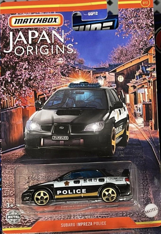 Hot Wheels Subaru Impreza Police