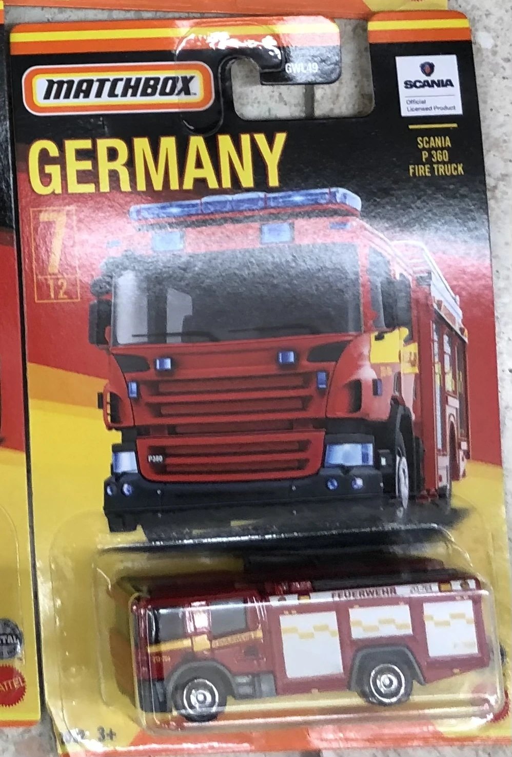 Hot Wheels Scania P 360 Fire Truck