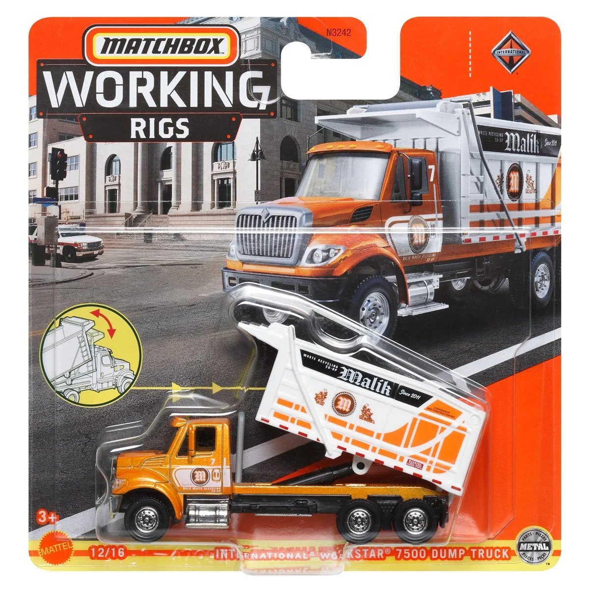 Hot Wheels Intertiol Workstar 7500 Dump Truck