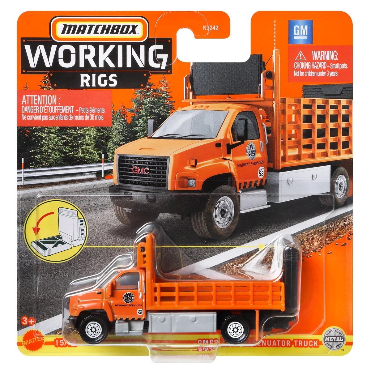 Hot Wheels GMC 3500 Attenuator Truck