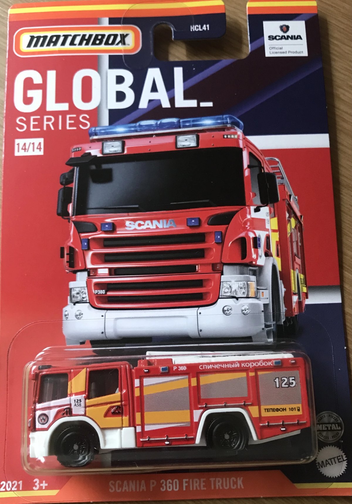 Hot Wheels Scania P 360 Fire Truck