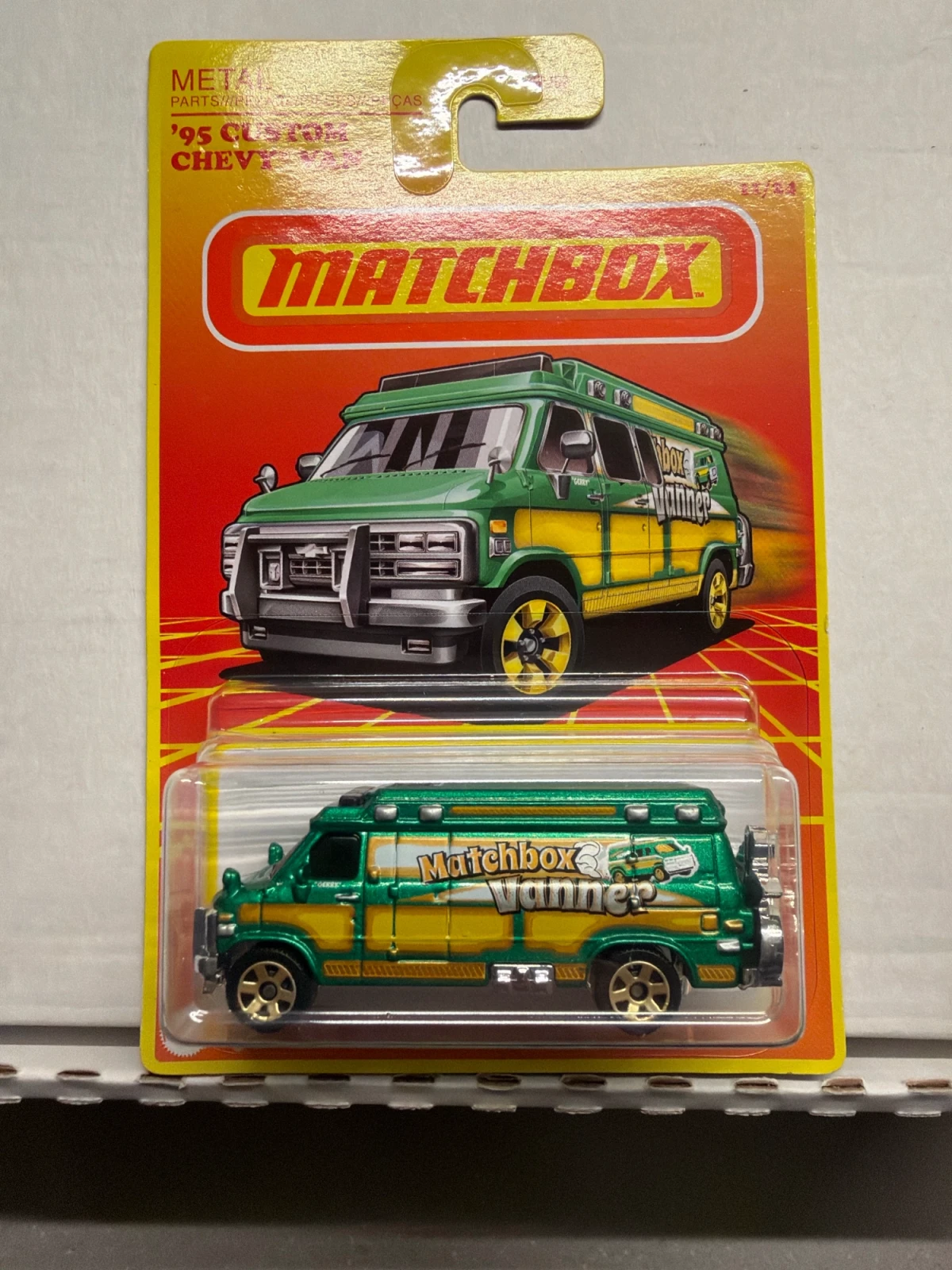 2021 95 Custom Chevy Van Green: Long Card: Image 2