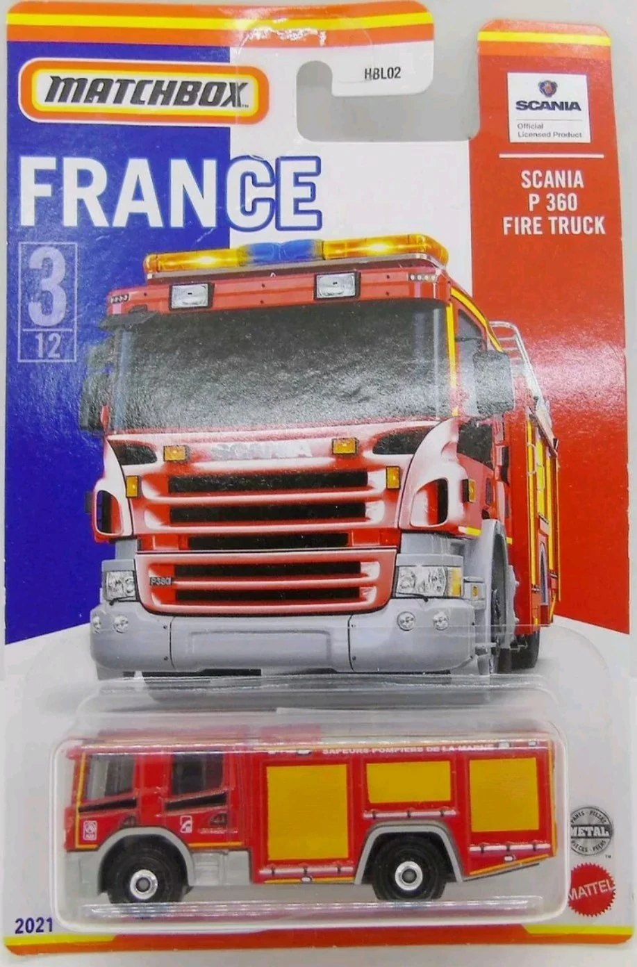 Hot Wheels Scania P 360 Fire Truck