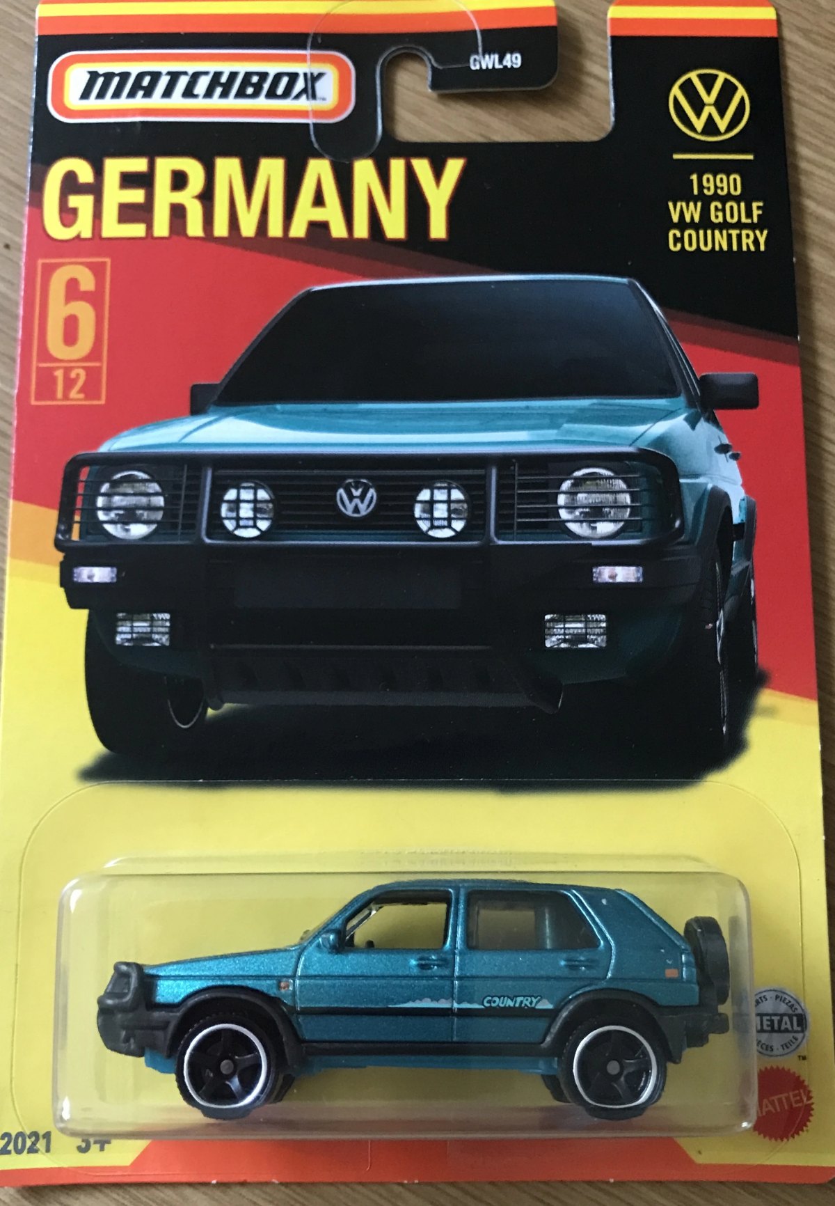 Hot Wheels 1990 VW Golf Country