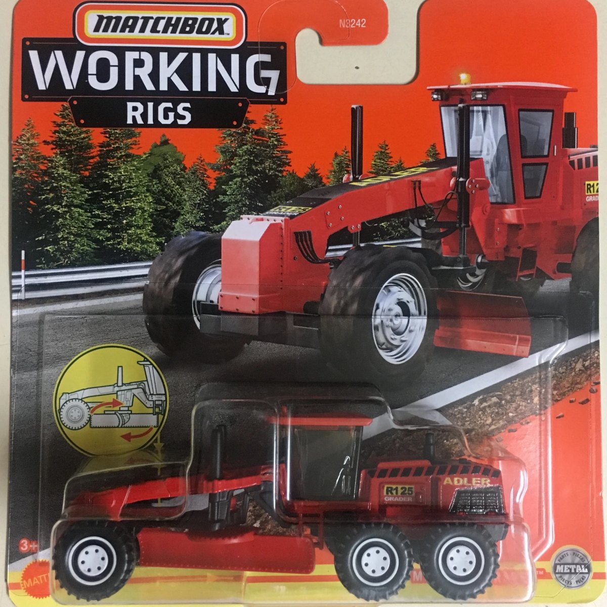 Hot Wheels MBX Road Grader