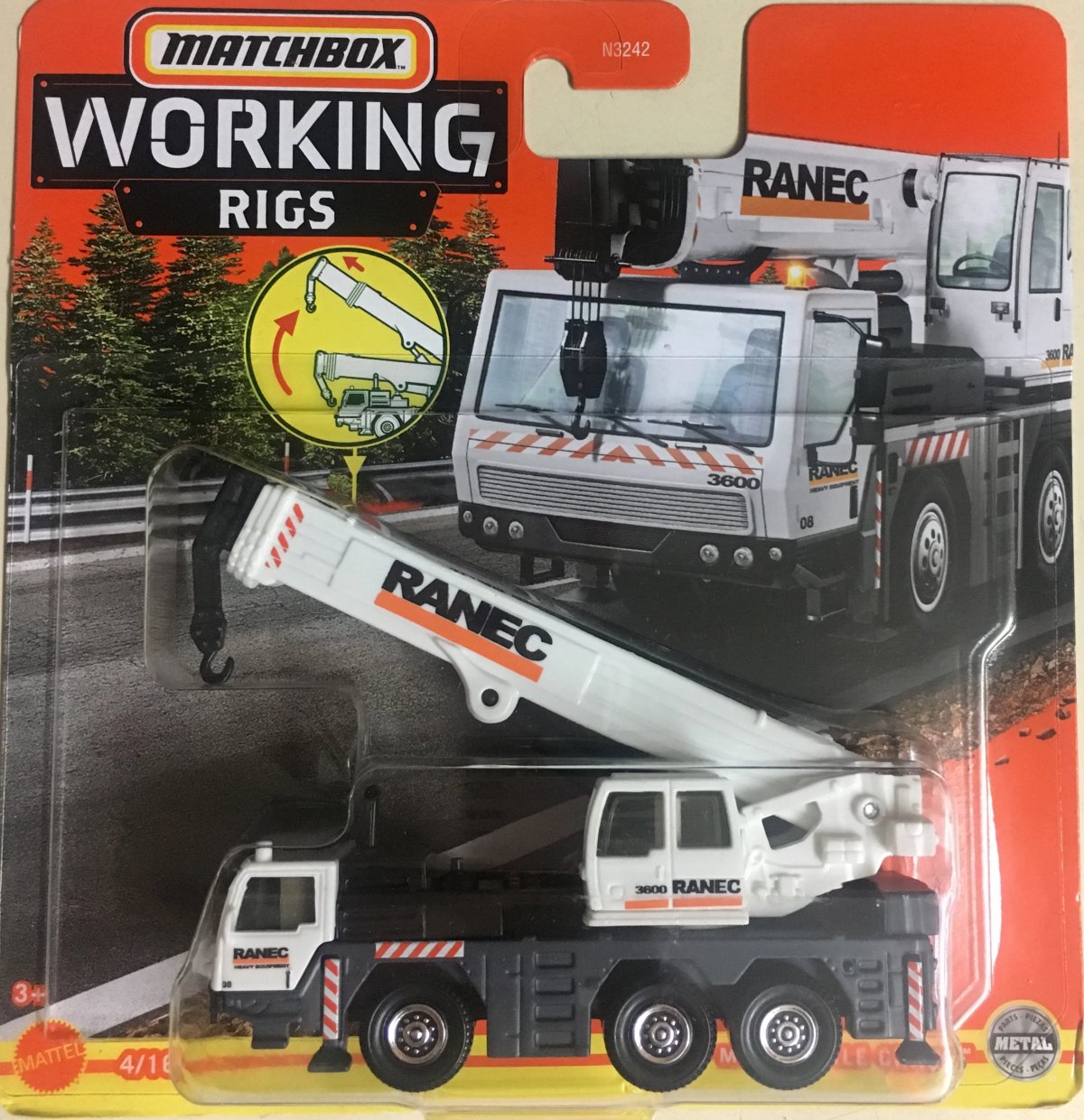 Hot Wheels MBX Mobile Crane