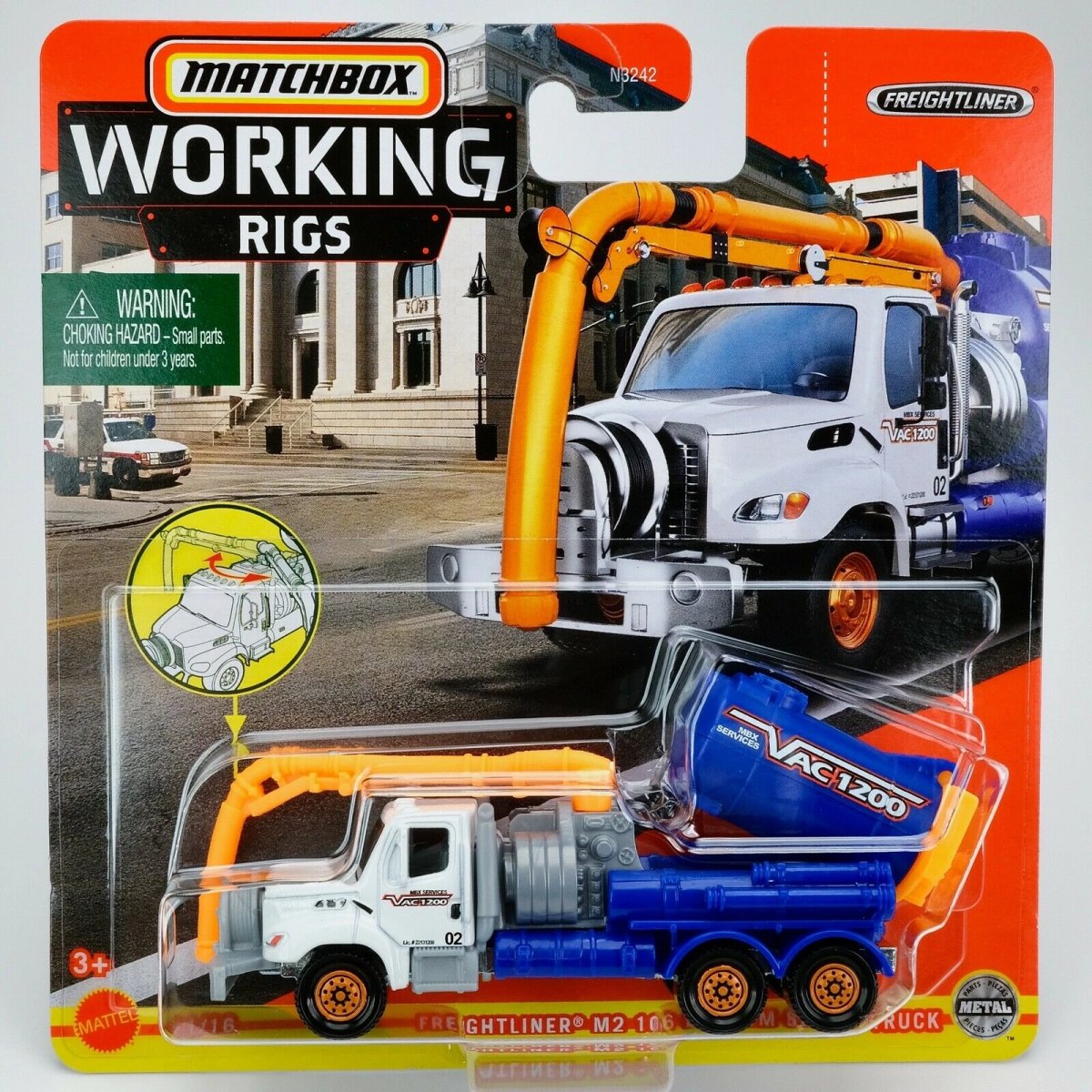 Hot Wheels Freightliner M2 106 Vacuum Septic Truck