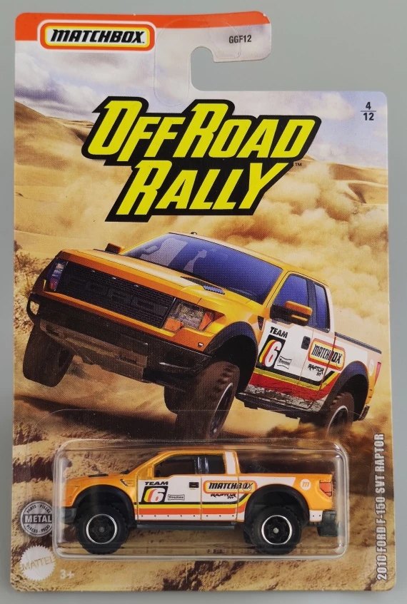 Hot Wheels 2010 Ford F-150 SVT Raptor