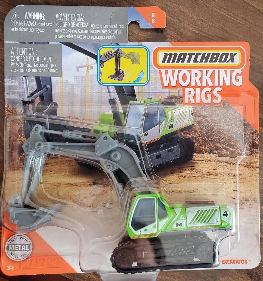Hot Wheels MBX Excavator