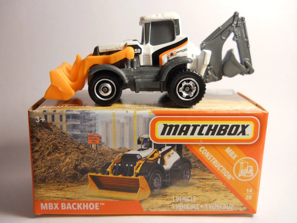 Hot Wheels MBX Backhoe
