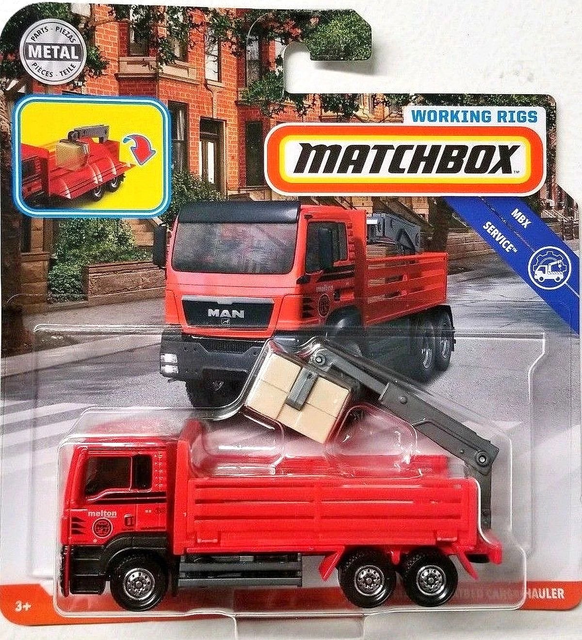 Hot Wheels MAN TGS Flatbed Cargo Hauler