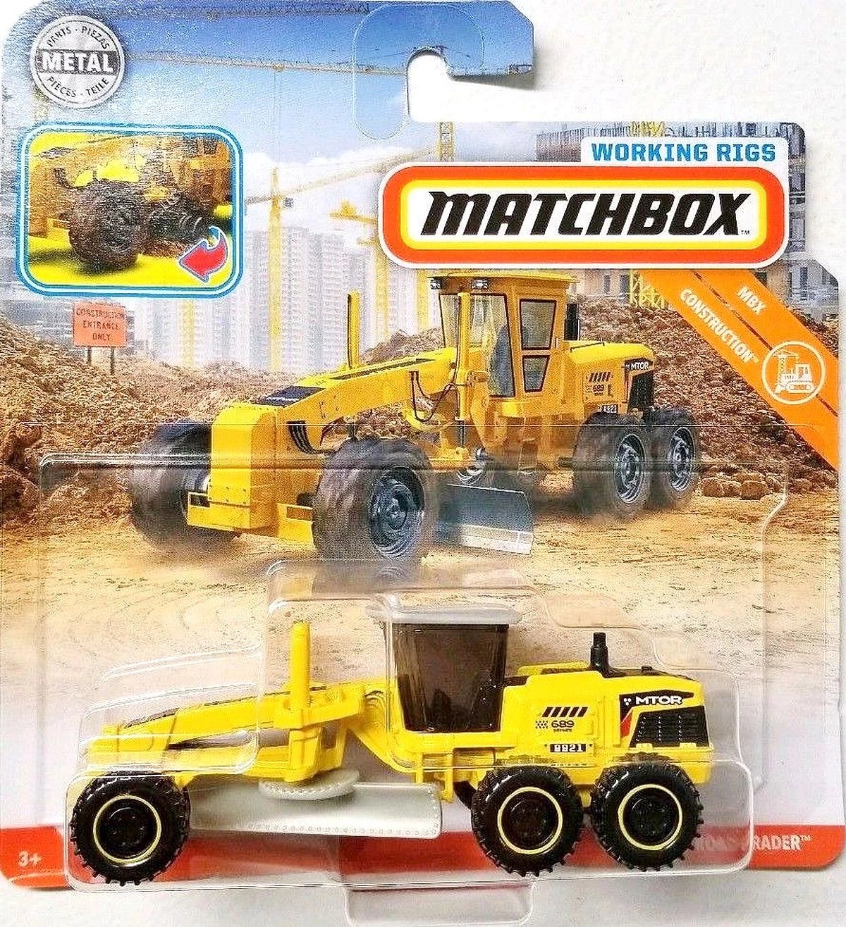 Hot Wheels MBX Road Grader