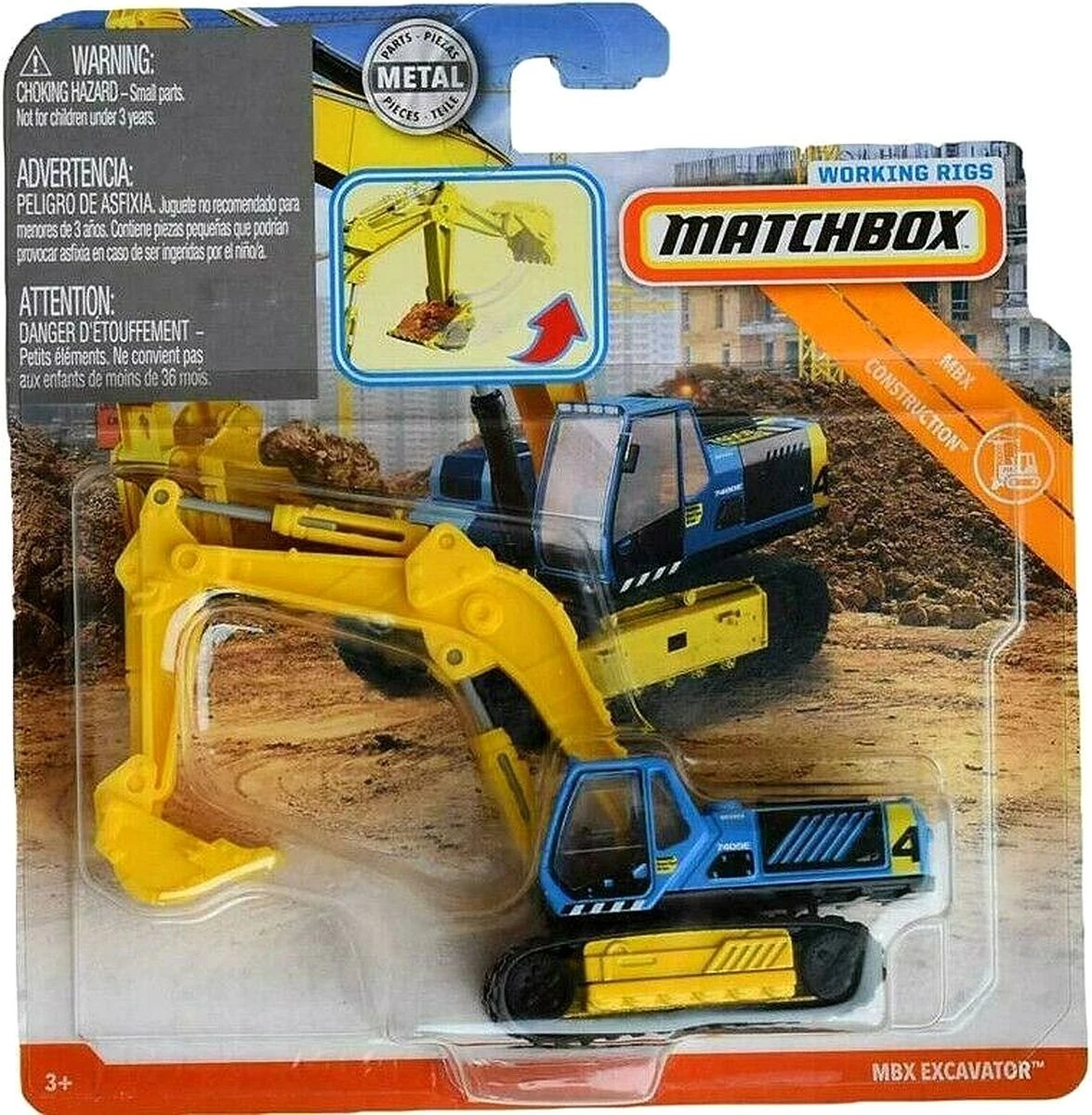 Hot Wheels MBX Excavator