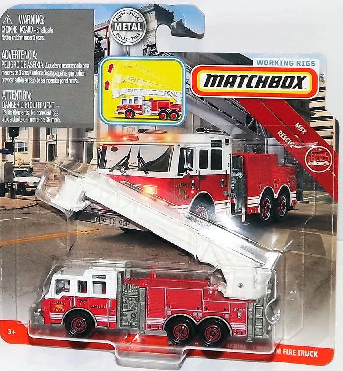 Hot Wheels Pierce Velocity Aerial Platform Fire Truck