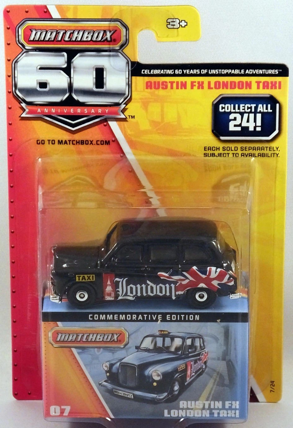 Hot Wheels Austin FX London Taxi