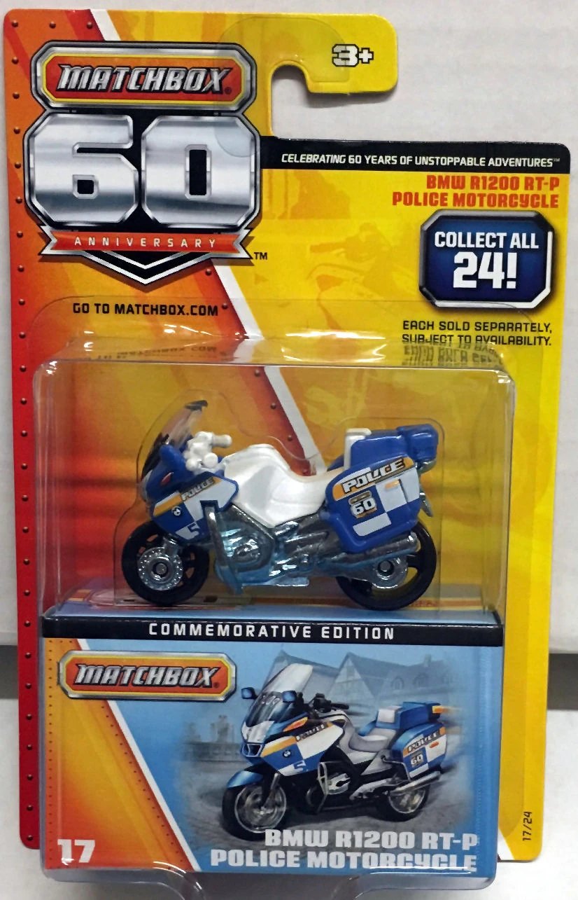 Hot Wheels BMW R1200 RT-P Police Motorcycle