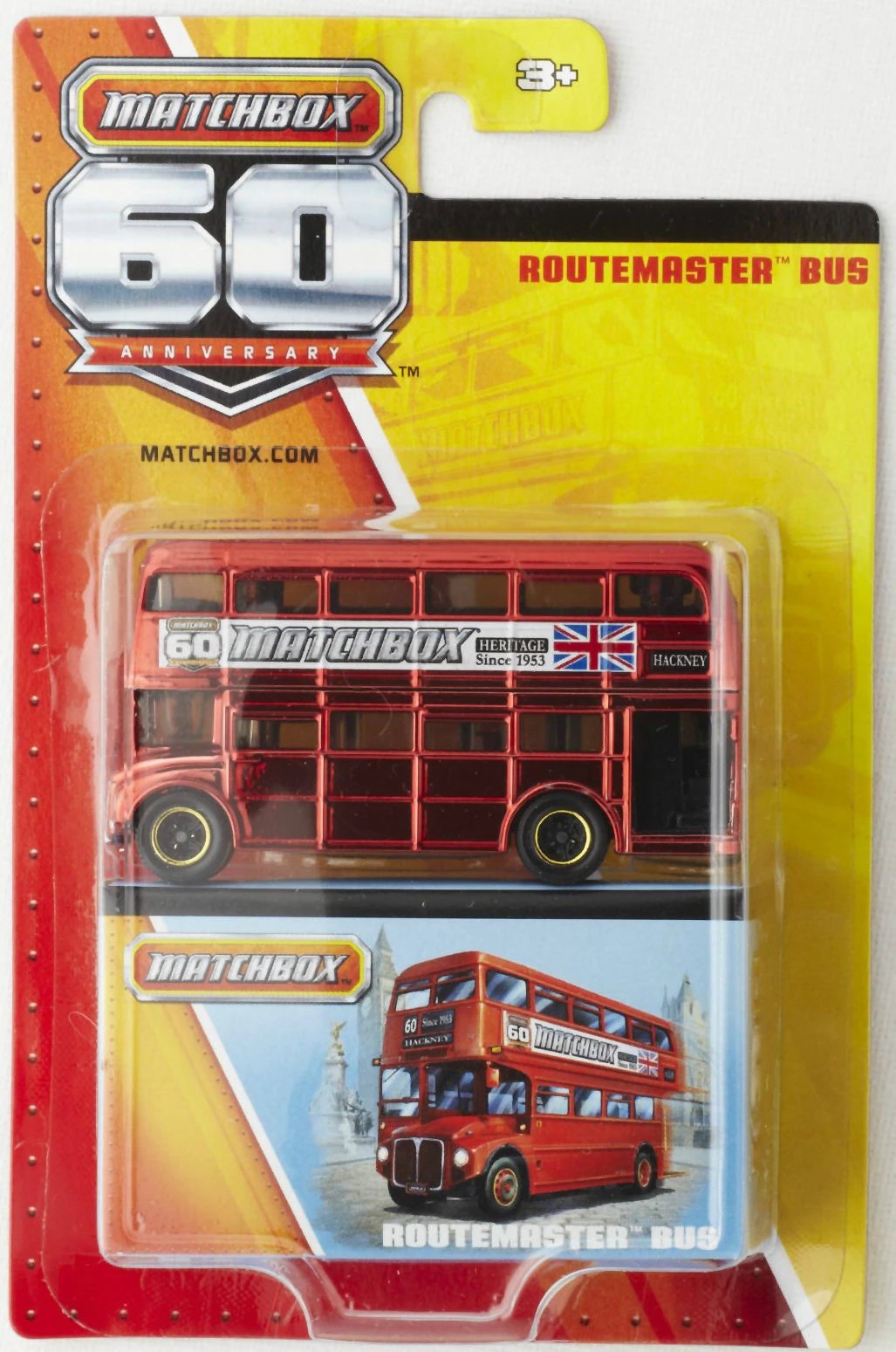 Hot Wheels Chase Model:Routemaster Bus