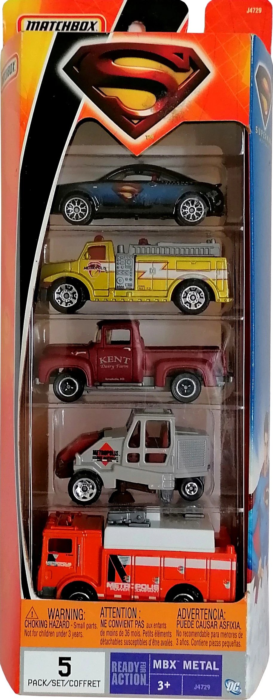 Hot Wheels Superman Returns 5-Pack