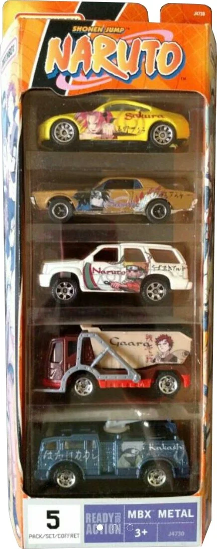 Hot Wheels Shonen-Jump Naruto 5-Pack