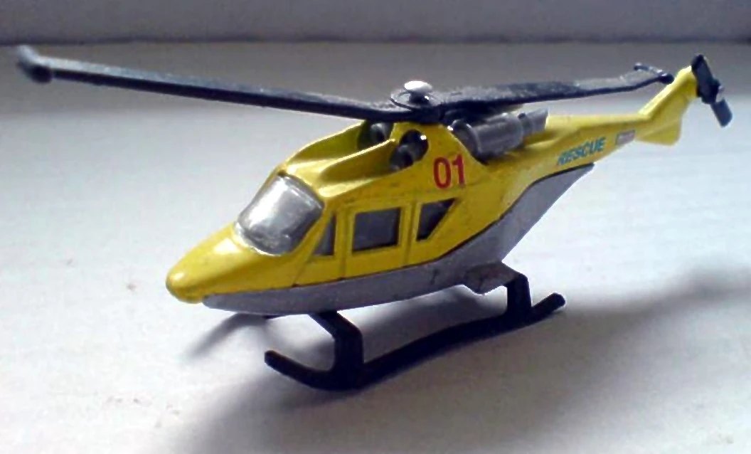 2000 Rescue Helicopter Yellow: No package: Image 2
