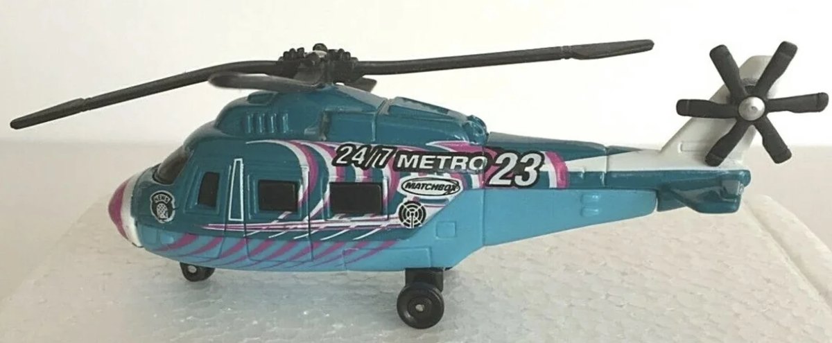 2003 Rescue Helicopter Green: No package: Image 2