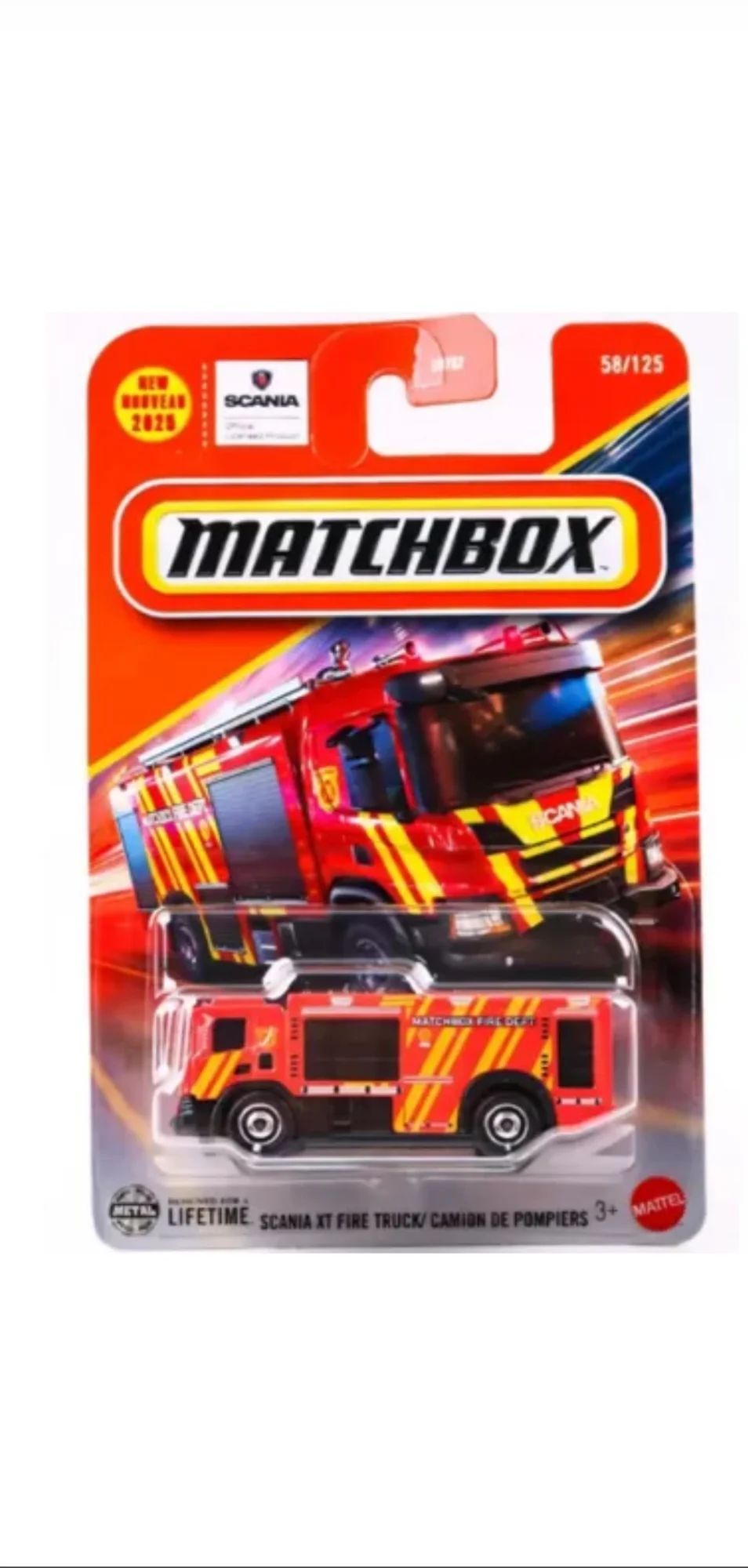 Hot Wheels Scania P 420 XT 4x2 Fire Truck