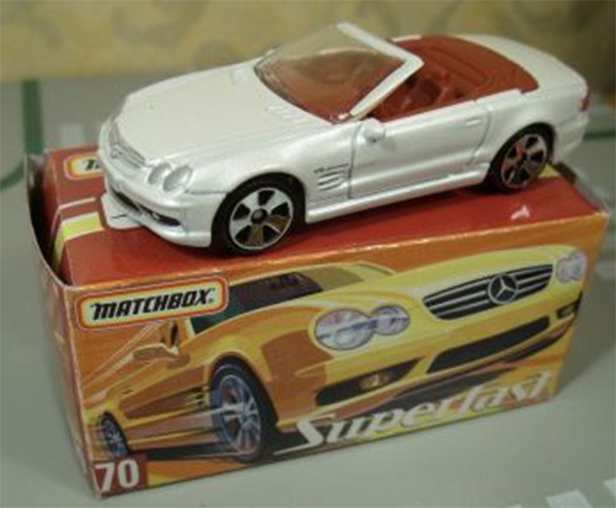 2006 Mercedes Benz SL55 AMG White: Box: Image 2