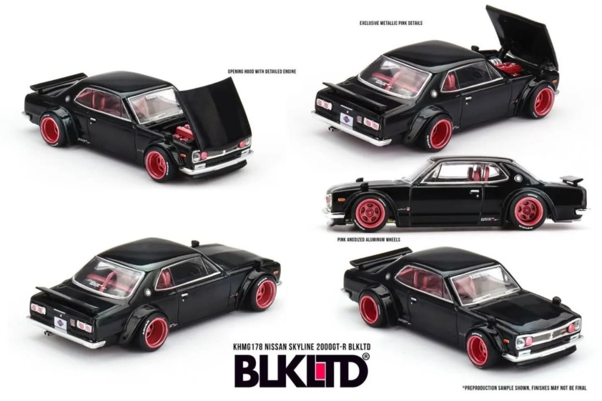 Hot Wheels Nissan Skyline 2000GT-R BLKLTD