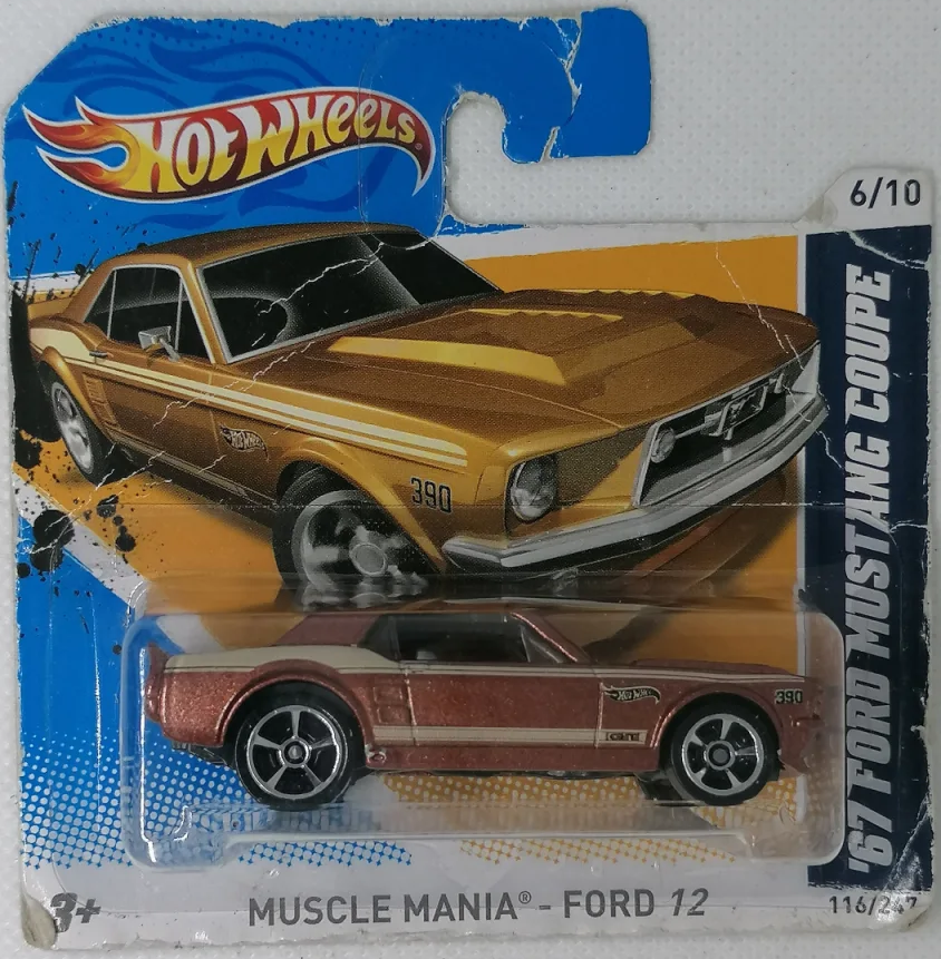 2012 67 Ford Mustang Coupe Orange: Short: Image 2