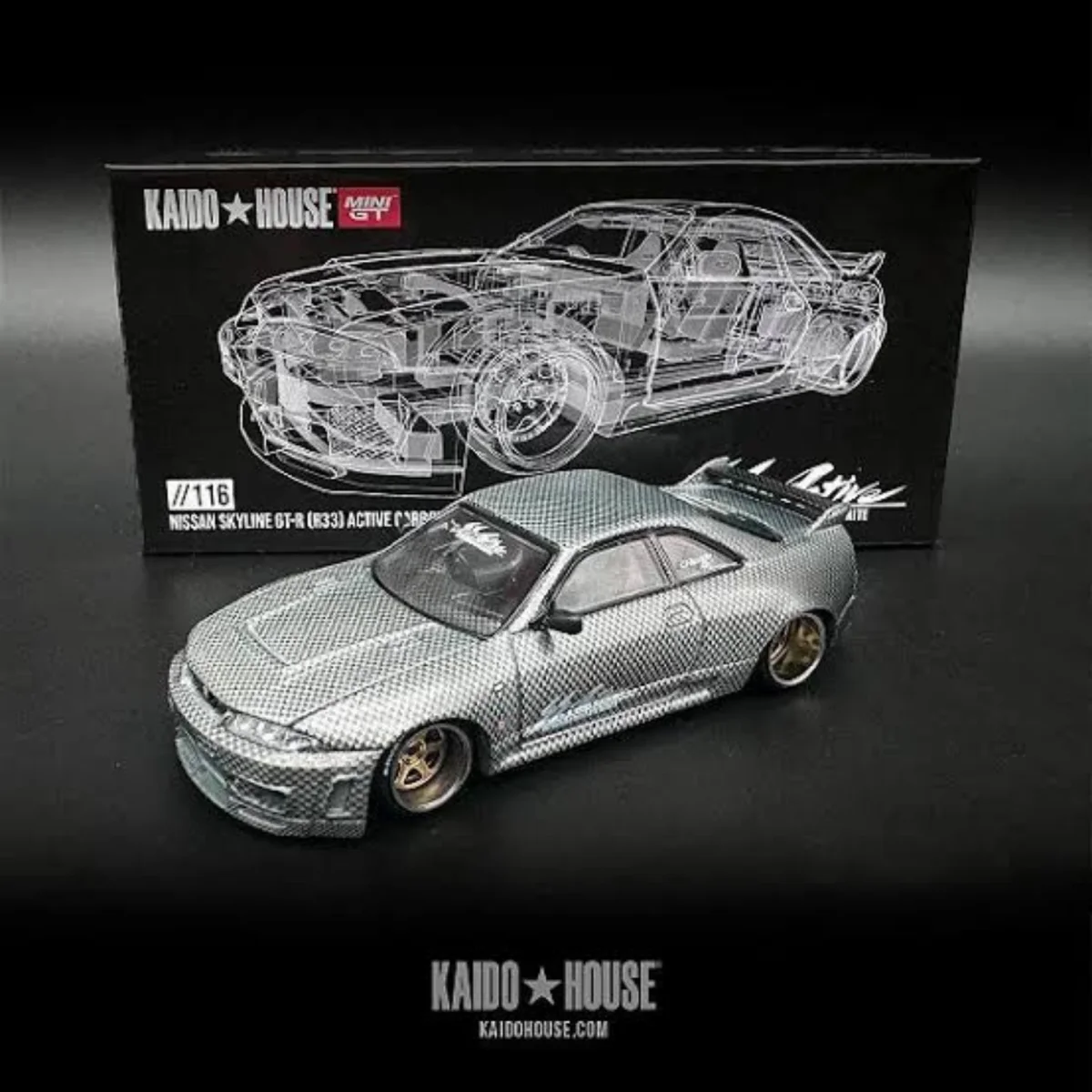 Hot Wheels Nissan Skyline GT-R (R33) Active Carbon R