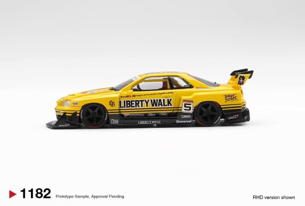 2026 Nissan LB-ER34 Super Silhouette SKYLINE Yellow: Image 2